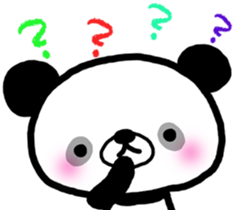 Kind-hearted panda sticker #6785268