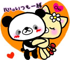Kind-hearted panda sticker #6785285