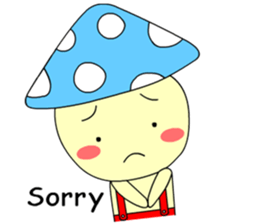 Little mushroom sticker #6785291