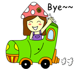 Little mushroom sticker #6785292