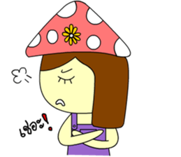 Little mushroom sticker #6785293