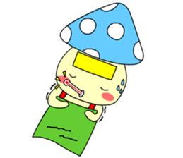 Little mushroom sticker #6785294