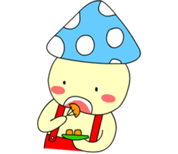 Little mushroom sticker #6785296