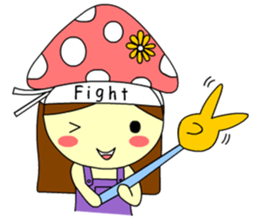 Little mushroom sticker #6785297