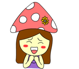 Little mushroom sticker #6785298