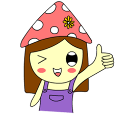 Little mushroom sticker #6785299