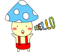 Little mushroom sticker #6785301
