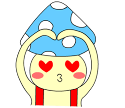 Little mushroom sticker #6785304