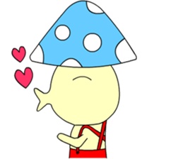 Little mushroom sticker #6785305