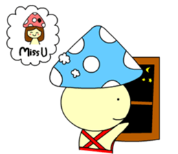 Little mushroom sticker #6785308