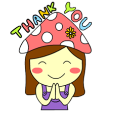 Little mushroom sticker #6785310