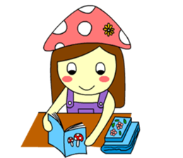 Little mushroom sticker #6785313