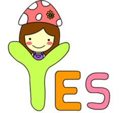 Little mushroom sticker #6785318