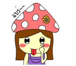 Little mushroom sticker #6785321