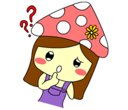 Little mushroom sticker #6785322