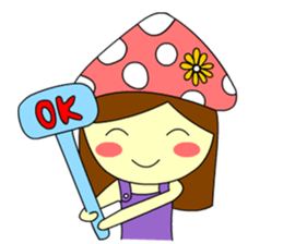 Little mushroom sticker #6785325