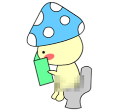 Little mushroom sticker #6785326