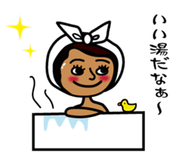 hanohano loco girl sticker #6785959