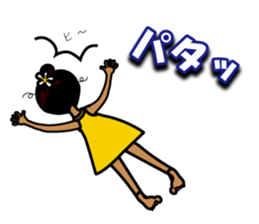 hanohano loco girl sticker #6785962