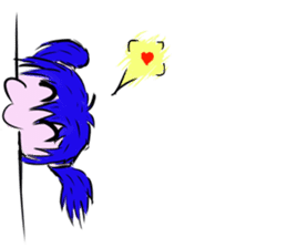 Kyara, the cute little ball. sticker #6786009