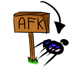 Kyara, the cute little ball. sticker #6786011