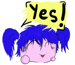 Kyara, the cute little ball. sticker #6786046