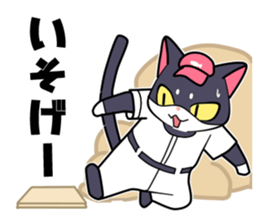 The cat which plays baseball ver.3 sticker #6786060
