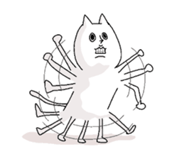 expressionless NEKO 4 sticker #6786158