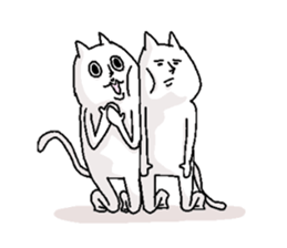 expressionless NEKO 4 sticker #6786162