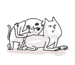 expressionless NEKO 4 sticker #6786163