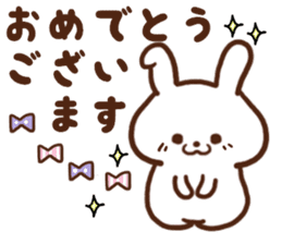 Rabbit of the joy sorrow sticker #6786211