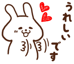 Rabbit of the joy sorrow sticker #6786213