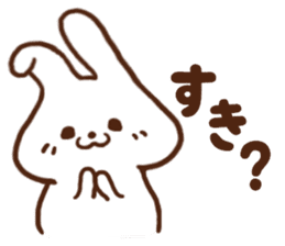 Rabbit of the joy sorrow sticker #6786217