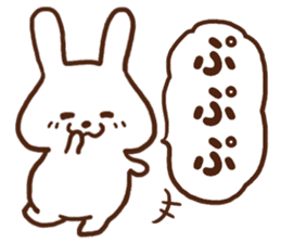 Rabbit of the joy sorrow sticker #6786222