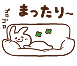 Rabbit of the joy sorrow sticker #6786226