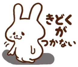 Rabbit of the joy sorrow sticker #6786232