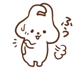 Rabbit of the joy sorrow sticker #6786239