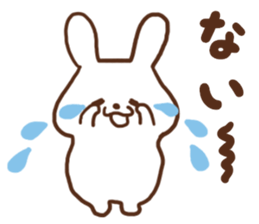 Rabbit of the joy sorrow sticker #6786246