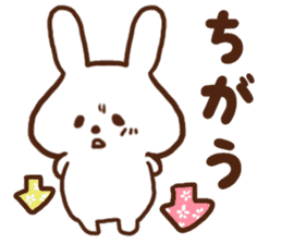 Rabbit of the joy sorrow sticker #6786247