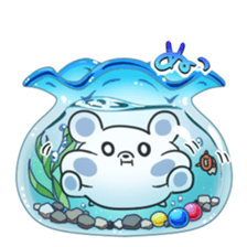 It started chilled bear. sticker #6786340