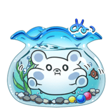 It started chilled bear. sticker #6786340