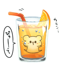 It started chilled bear. sticker #6786362