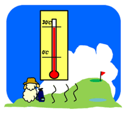 SHEEP GOLFER 2 sticker #6787837