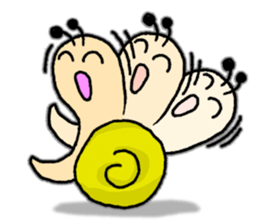 Snail's happy sticker7 sticker #6788946