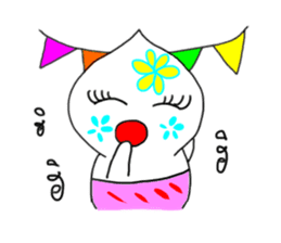 Nong Juke Songkran Festival. (^_^) sticker #6789271