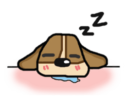 A fatty beagle : Dimond sticker #6789569