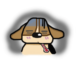 A fatty beagle : Dimond sticker #6789574