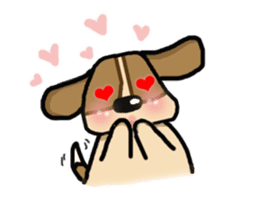 A fatty beagle : Dimond sticker #6789577