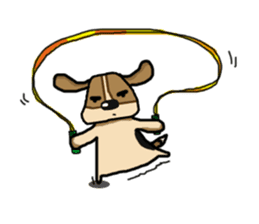 A fatty beagle : Dimond sticker #6789578