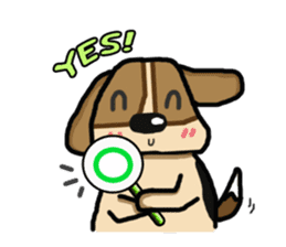 A fatty beagle : Dimond sticker #6789580